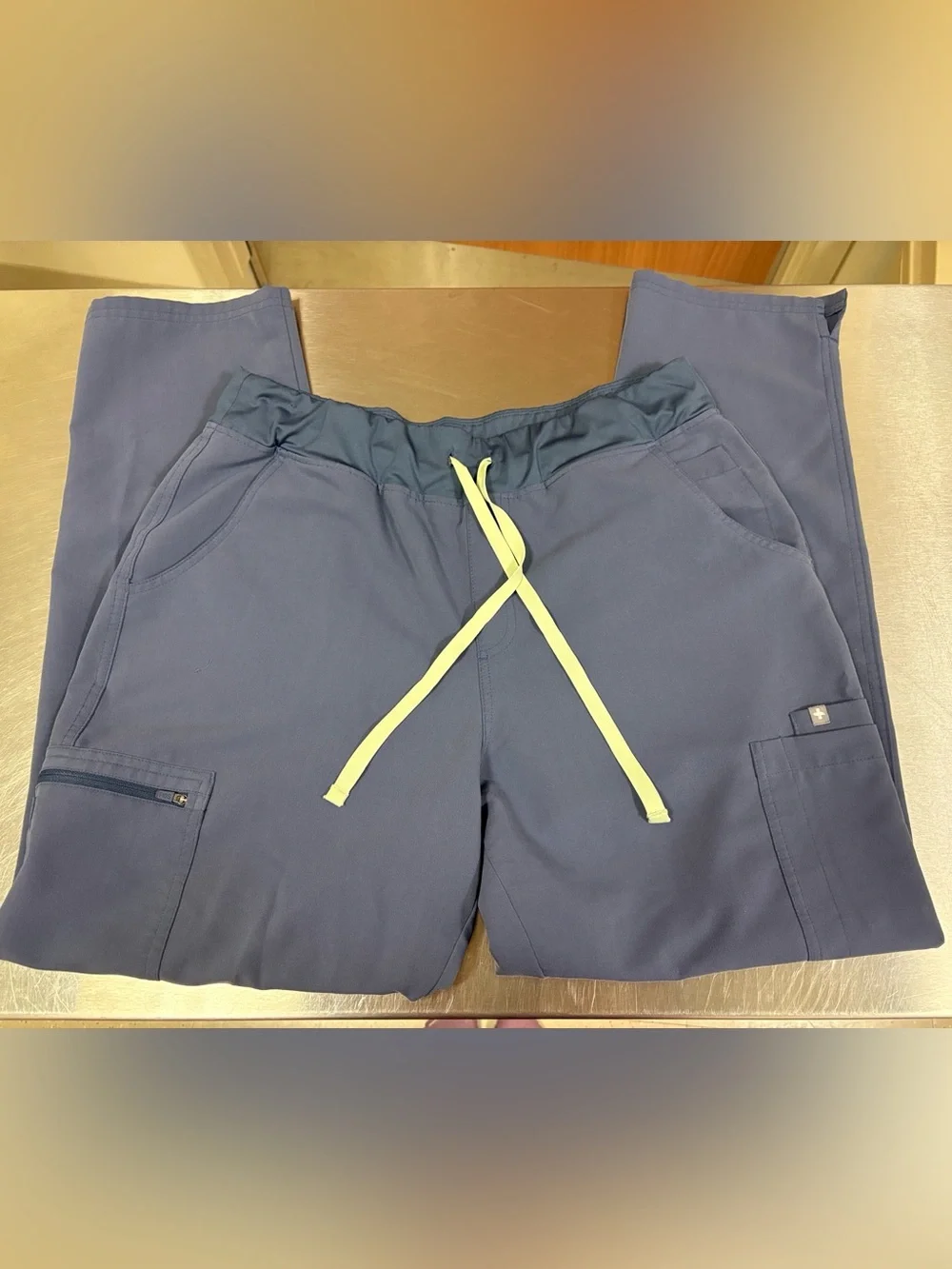 Figs Space Navy Yola scrub pants